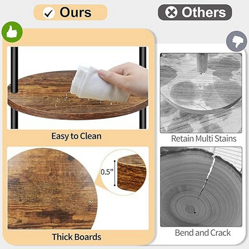 ABLN-Wooden Cupcake Stand Dess - Cupcake Stand Tier ulasan dan harga