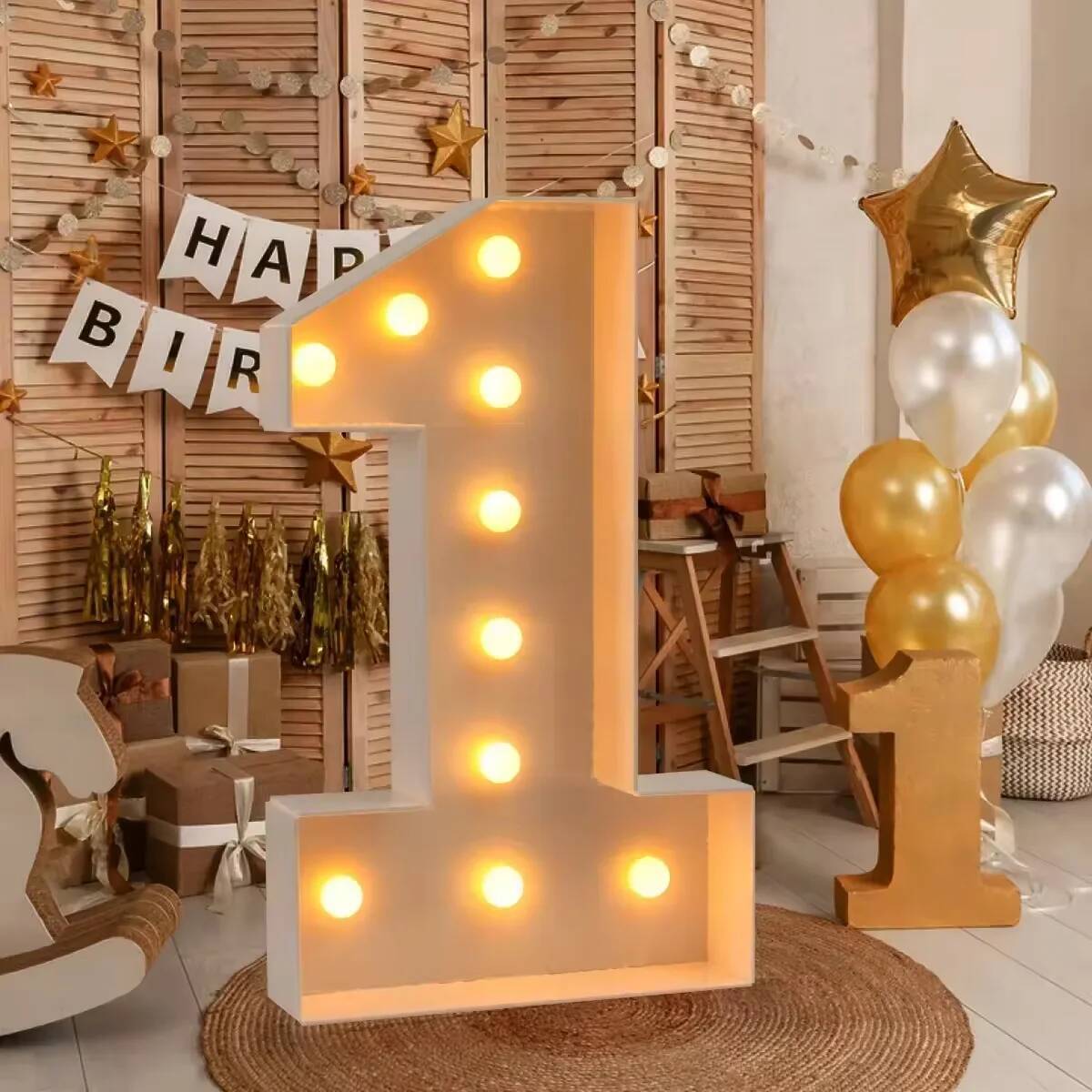 Giant Number Led Light for Kid - Led Balloon Light ulasan dan harga