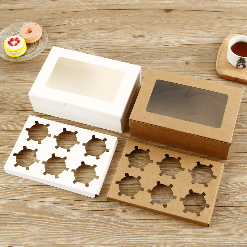 Cupcake Boxes with Clear Windo - Event Party Box ulasan dan harga