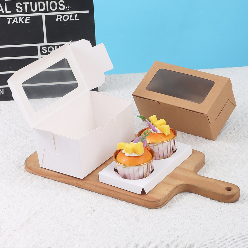 Cupcake Boxes with Clear Windo - Event Party Box ulasan dan harga