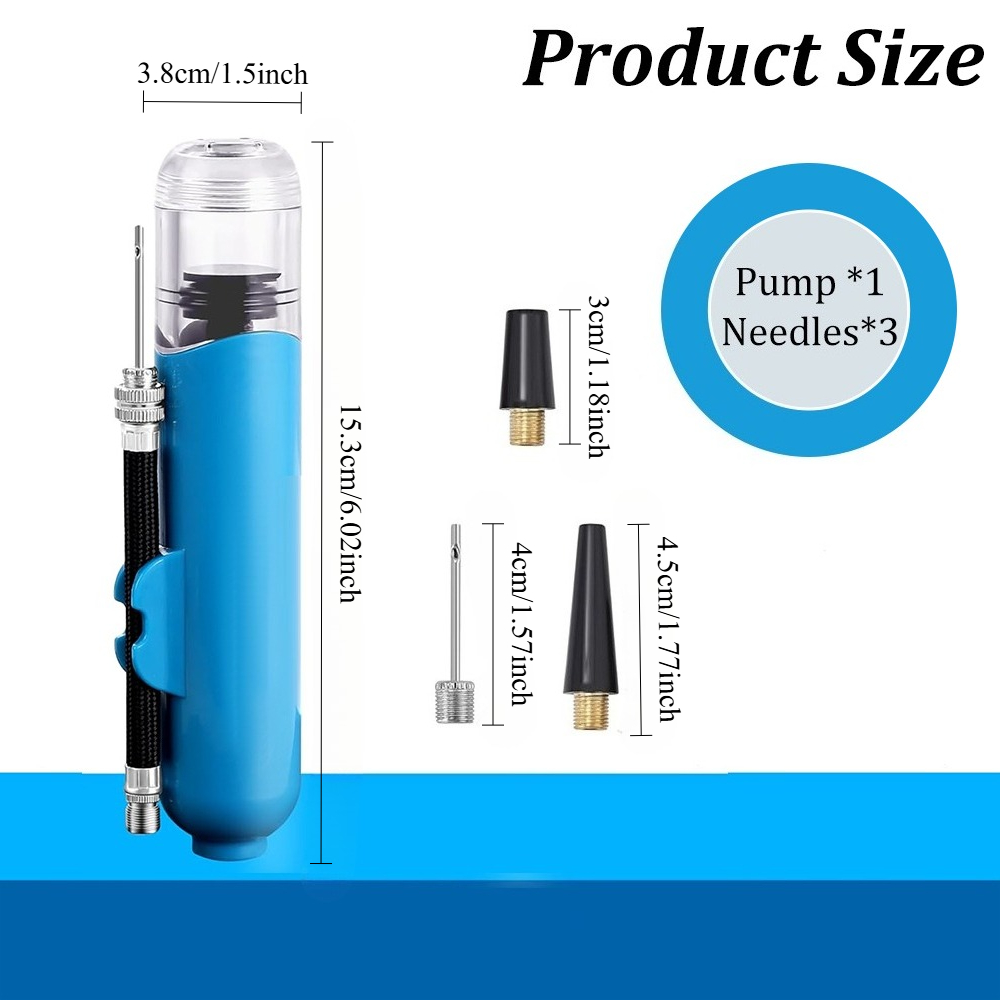 Portable Air Pump Sports Ball  - Balloon Pump Hand ulasan dan harga