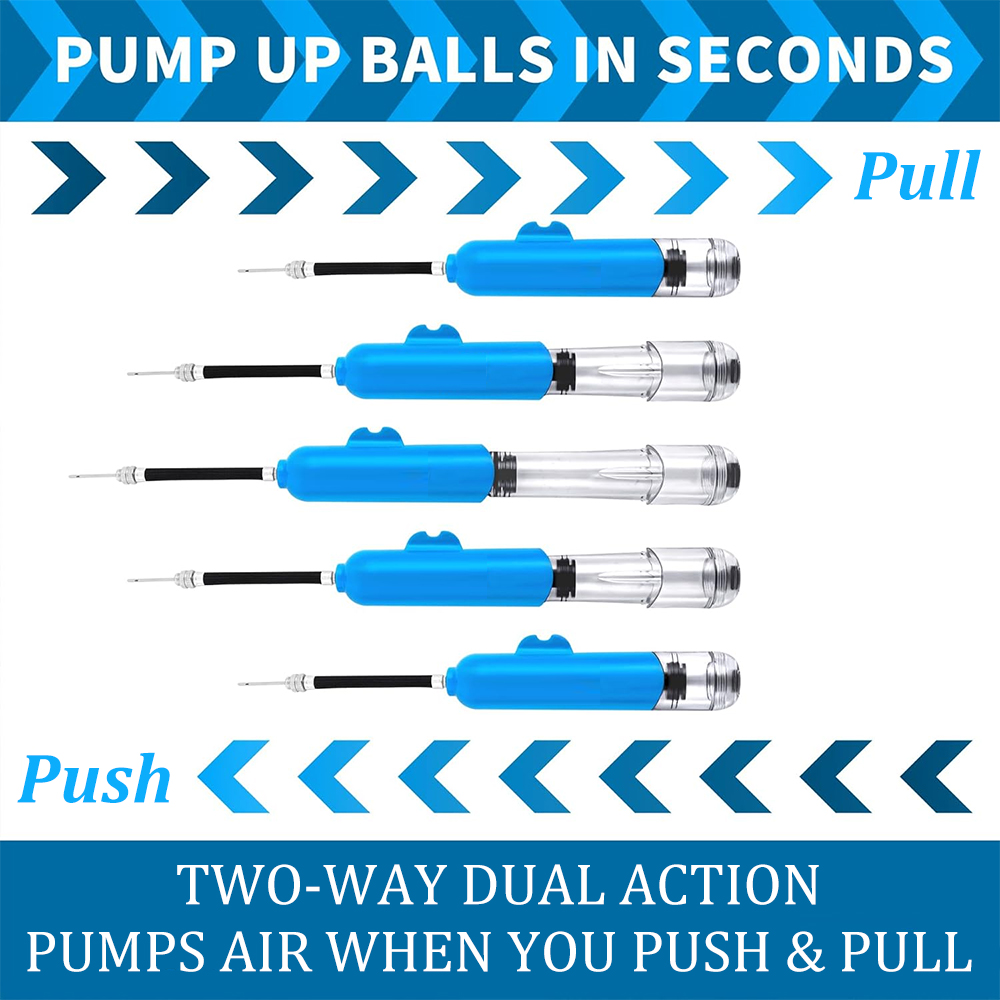 Portable Air Pump Sports Ball  - Balloon Pump Hand ulasan dan harga