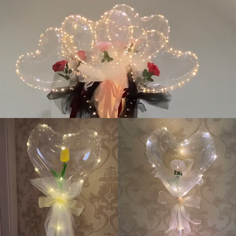 1 Set LED Clear Balloon Transp - Led Balloon Light ulasan dan harga