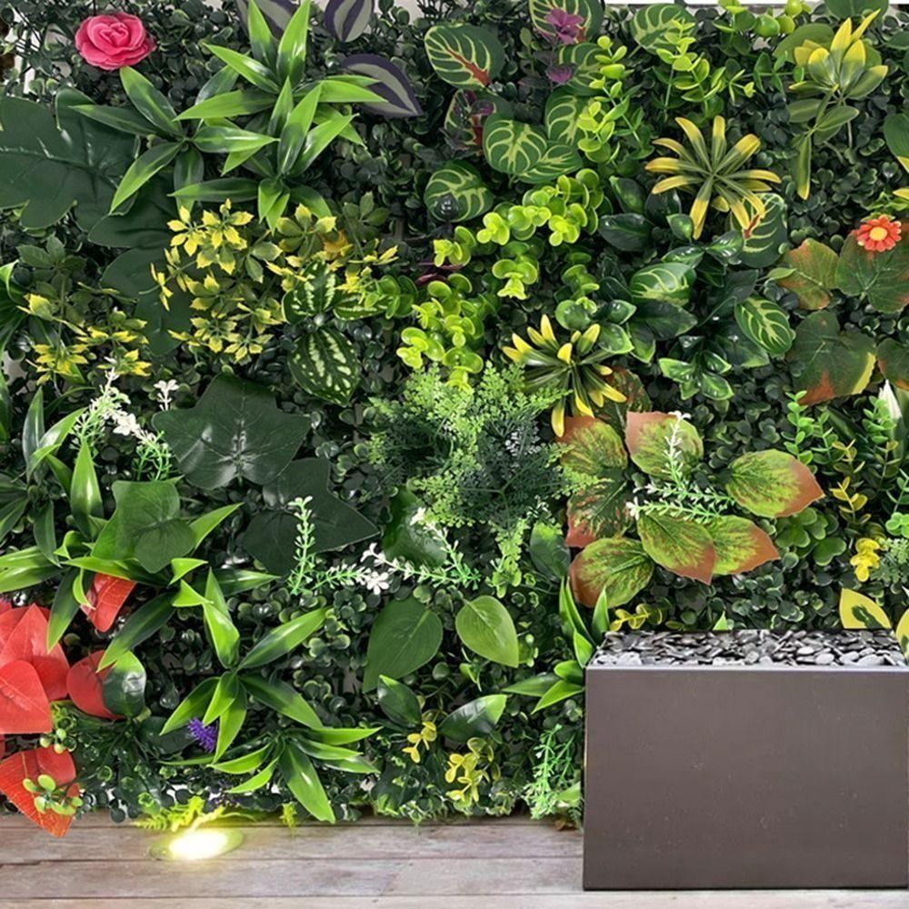 DIY Artificial Plant Wall Pane - Flower Wall Panel ulasan dan harga