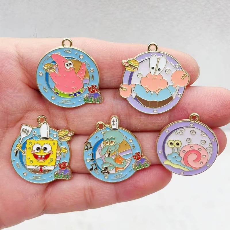 10pcs cartoon anime alloy oil  - Event Party ulasan dan harga