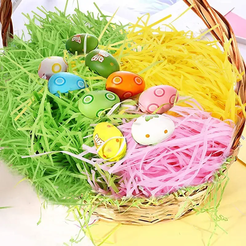 100g raffi Colorful Shredded C - Paper Straw Color ulasan dan harga