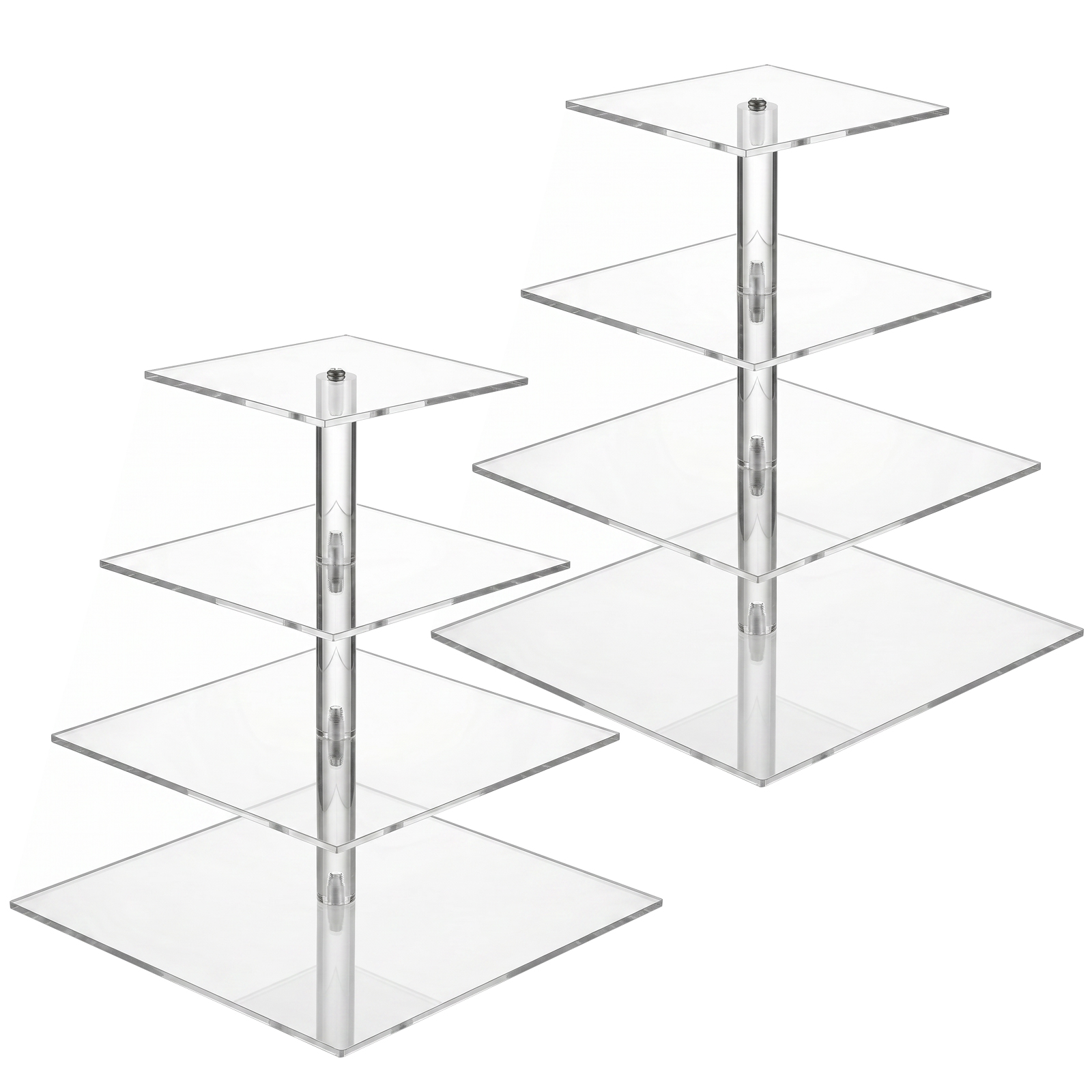 4 Tier Clear Cupcake Stand Cle - Cupcake Stand Tier ulasan dan harga