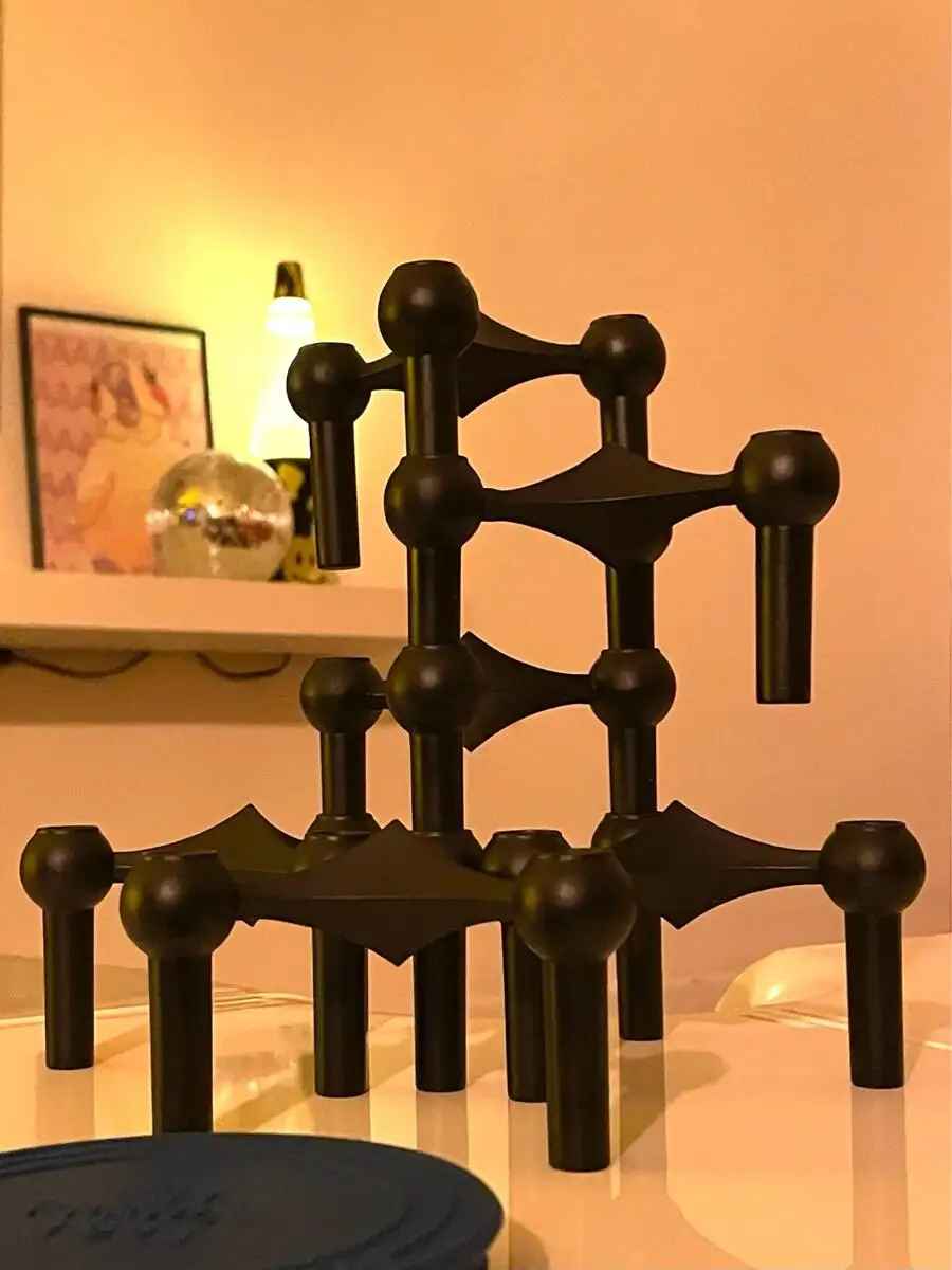 Metal Candle Holder Nordic Mol - Centerpiece Stick ulasan dan harga